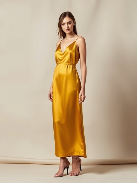 Vibrant Satin Slip Dress Vibrant Satin Slip Dress